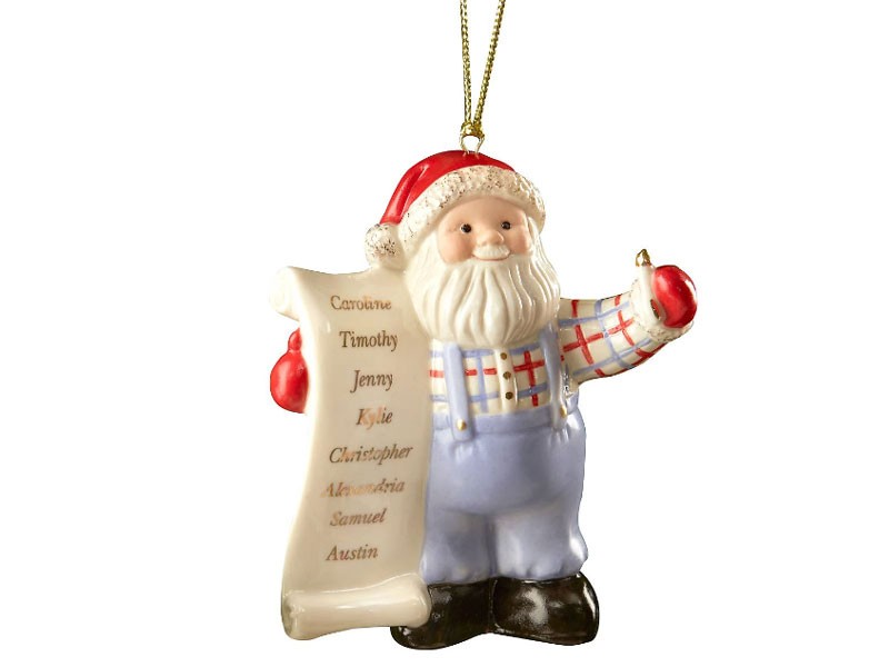 Our Family Santa Ornament