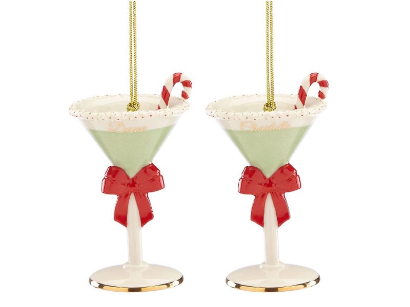 Forever Friends Martini Glass 2-Piece Ornament