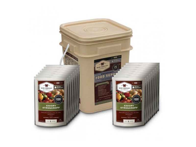 Wise 60-Serving Meat Bucket Grab & Go Kit