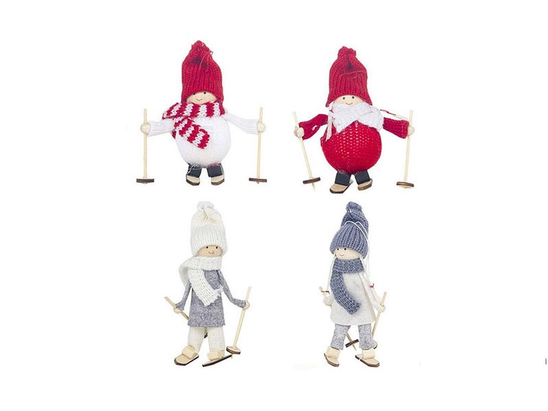 Ski Figures Christmas Tree Hanging Ornament Pendant Home Decor