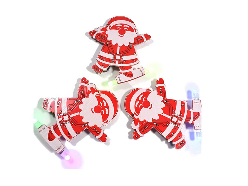 DIY Santa Claus Christmas Tree Decoration Pendant Music Kit