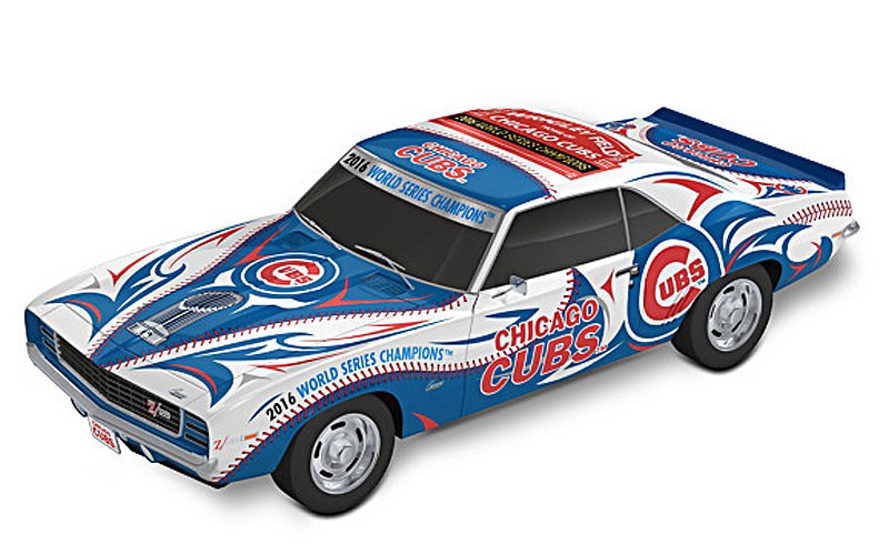 Chicago Cubs World Series 1:18 Scale Camaro Sculpture