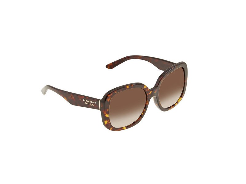 Burberry Square Brown Gradient Ladies Sunglasses