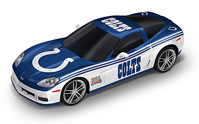 Indianapolis Colts Super Bowl XLI Chevy Corvette Sculpture