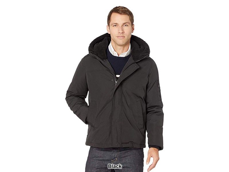 Mens IZOD Sherpa Lined Ultra Warm Hipster Bomber Jacket