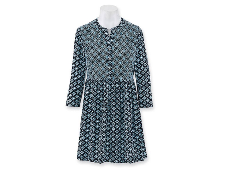 Geo-Medallions Tunic Dress