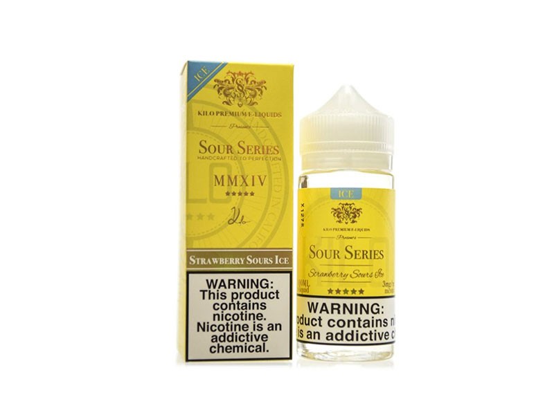 Sour Series Strawberry Ice 100ml by Kilo E-Liquids