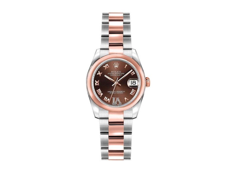Rolex Lady-Datejust 26 Everose Gold & Steel Women's Watch 179161