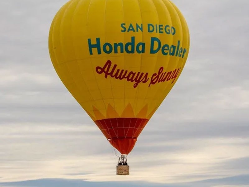 Hot Air Balloon Rides San Diego, 1 Hour Sunset Flight