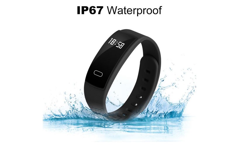 QS80 Heart Rate Smart Wristband Sleep Monitor Call Reminder