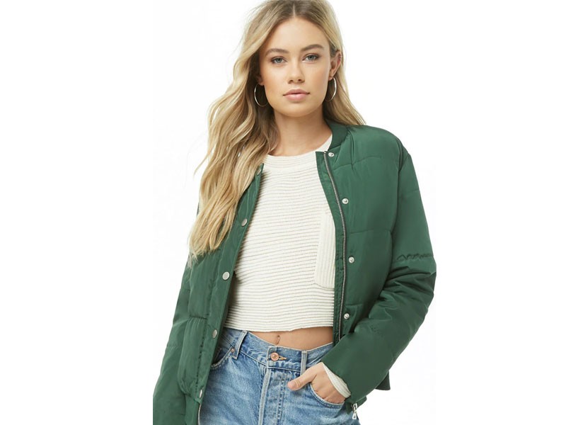 Puffer Bomber Jacket