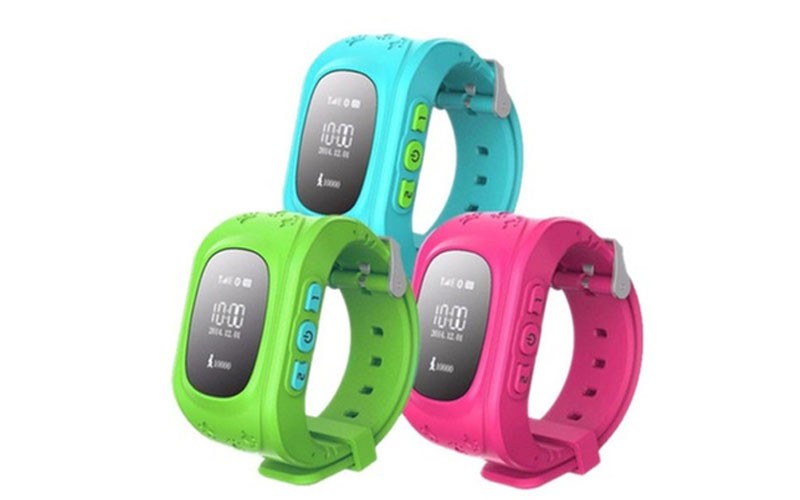 Anti-Lost GPS Tracker Silicone Kid Smart Watch Wristwatch Support SIM