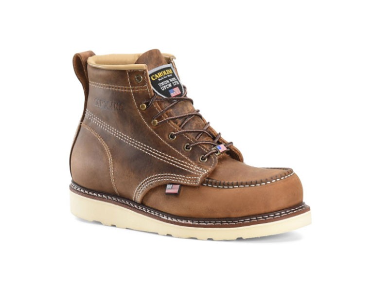 Men’s 6” Domestic Moc Toe Wedge Work Boot