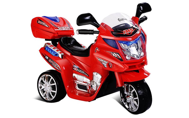 3 Wheel Kids Ride On Motorcycle 6V Battery Powered Electric Toy Bike