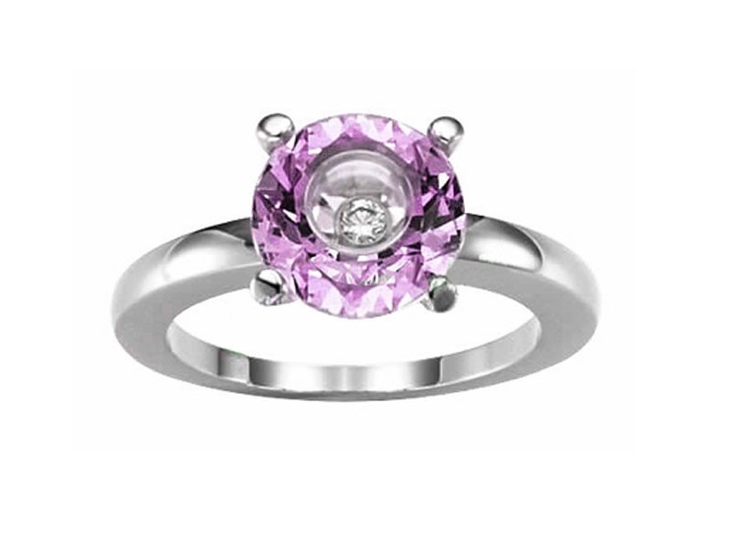 Pink Gemstone & Diamond Chopard Ring 826232