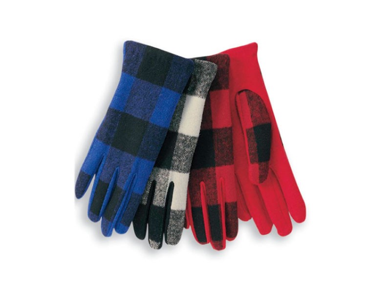 Plaid Gloves