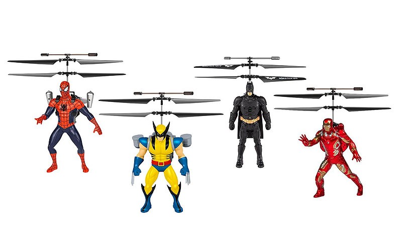 Marvel or DC Flying Figures