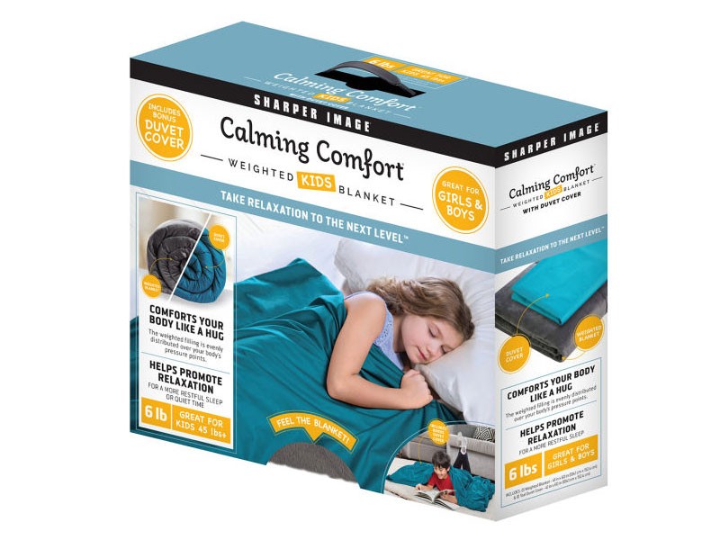 Sharper Image Calming Comfort Kids Weighted Blanket