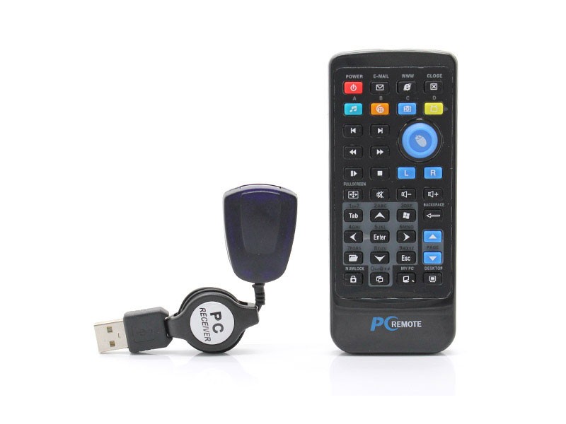 Multimedia IR Remote Controller with USB Receiver for PC