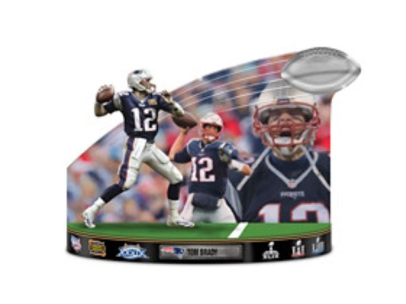 Caught In The Action Tom Brady NFL Tribute Sculpture