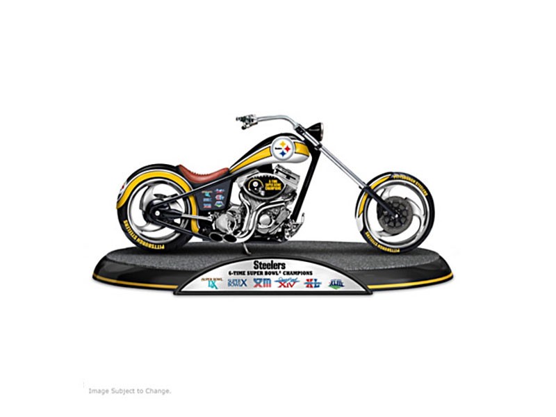 Pittsburgh Steelers Super Bowl Champions Chopper Sculpture