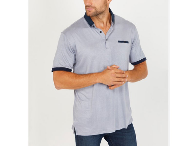Leo Short Sleeve Polo Men's Shirt