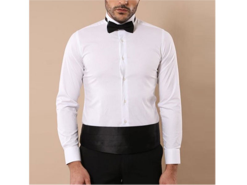 Jacob Tuxedo White Shirt For Men
