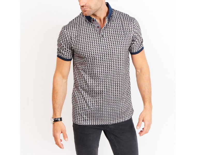 Roman Short Sleeve Polo Shirt For Men