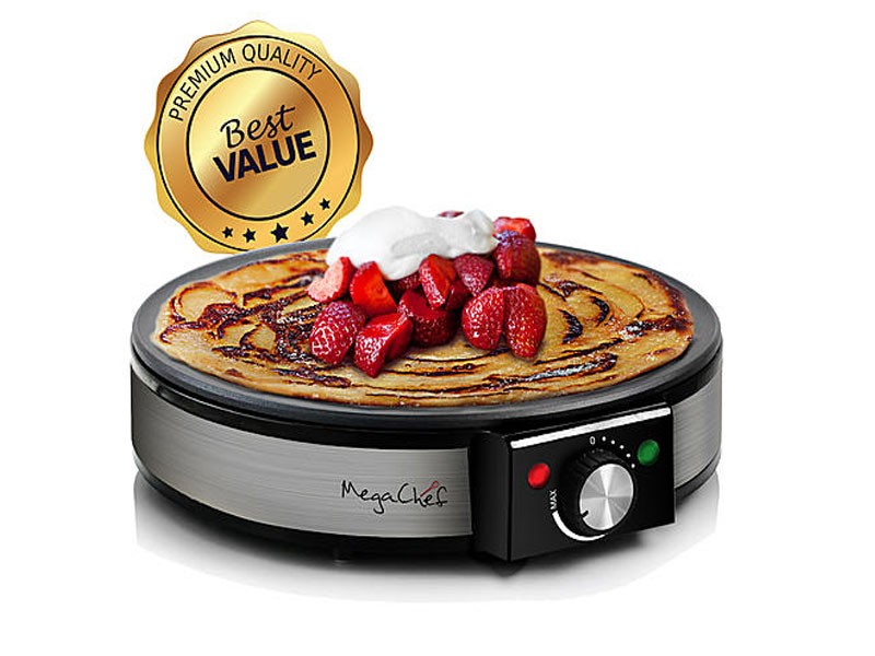 MegaChef 970112070M The Nonstick Crepe and Pancake Maker Breakfast Griddle