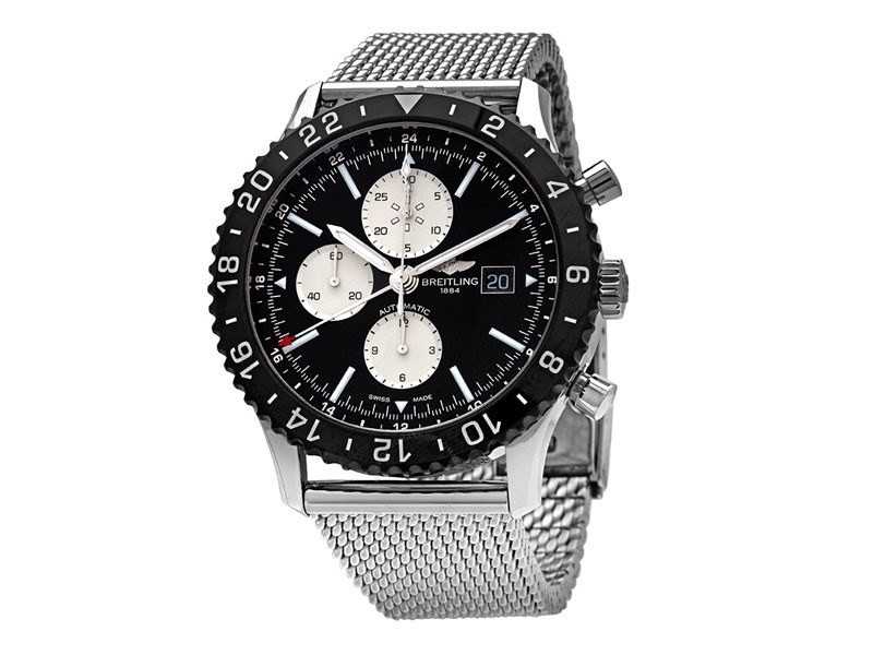 Breitling Chronoliner Automatic Black Dial Men's Watch Y2431012/BE10