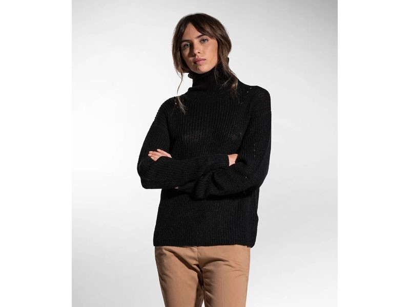 High Neck Working Sweater For Women