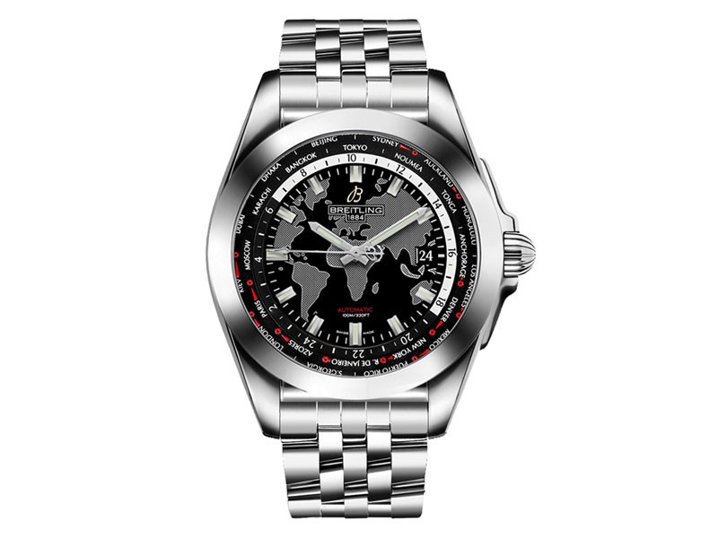 Breitling Galactic Unitime Automatic Men's Luxury Watch WB3510U4/BD94-375A