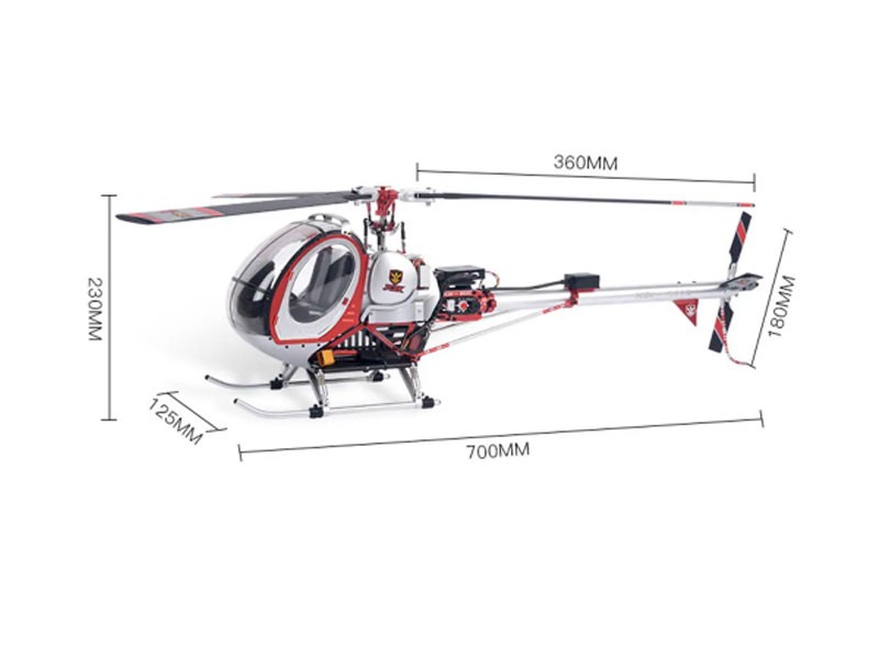 Super Simulation Smart RC Helicopter RTF With GPS One-key Return Hover