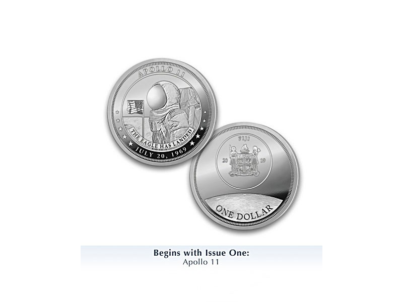 The Race To The Moon Silver Dollar Coin Collection