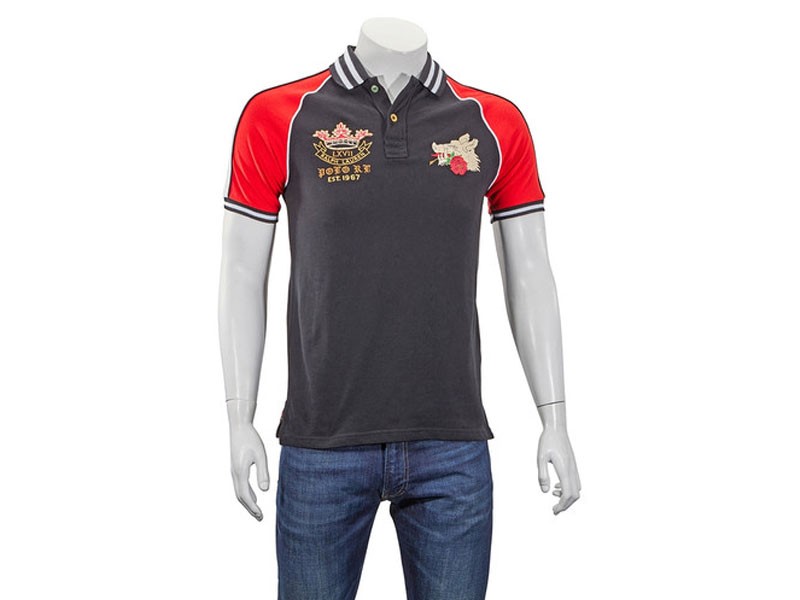 Polo Ralph Lauren Men's Rose And Boar Embroidered Polo Shirt