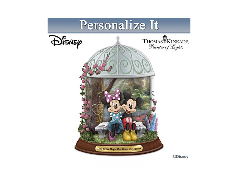 Disney Thomas Kinkade Romantic Personalized Figurine