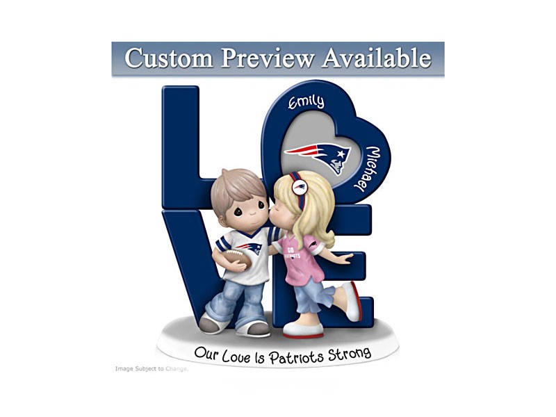 Precious Moments Patriots Personalized Couple Figurine