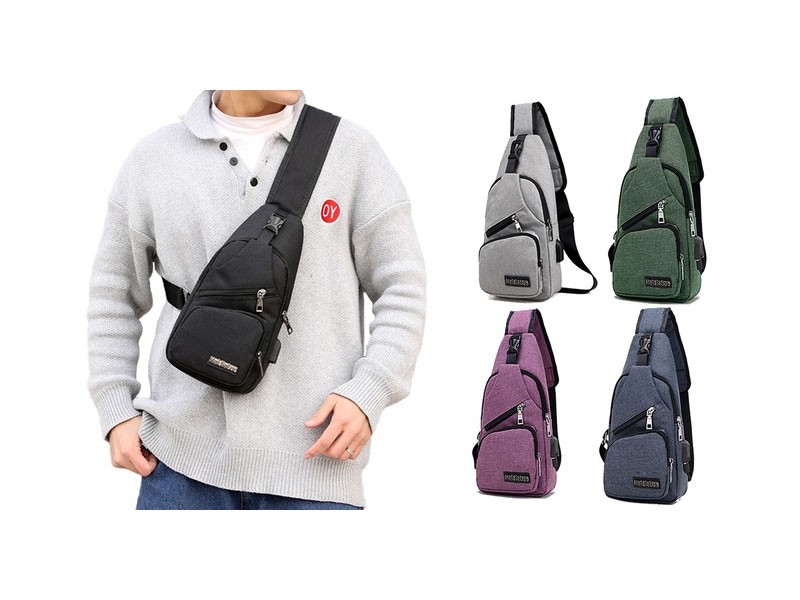 Men Women Crossbody Shoulder Bag Cycle Sling Chest