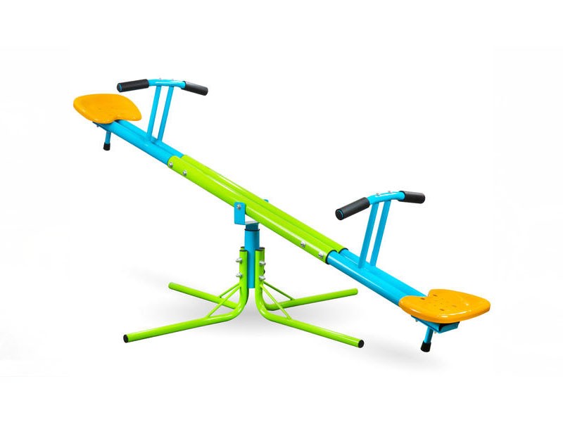 Pure Fun Heavy Duty 360 Kids Swivel Seesaw, Indoor or Outdoor