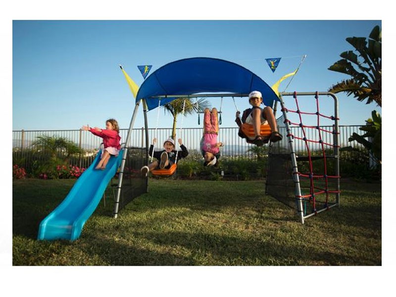 Iron Challenge 300 Refreshing Mist Swing Set with Rope