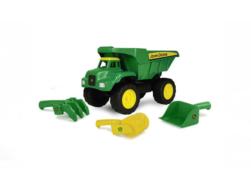 John Deere 15 Inch Big Scoop Dump Truck with Sand Tools