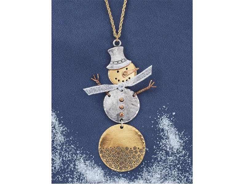 TwoTone Frosty Necklace