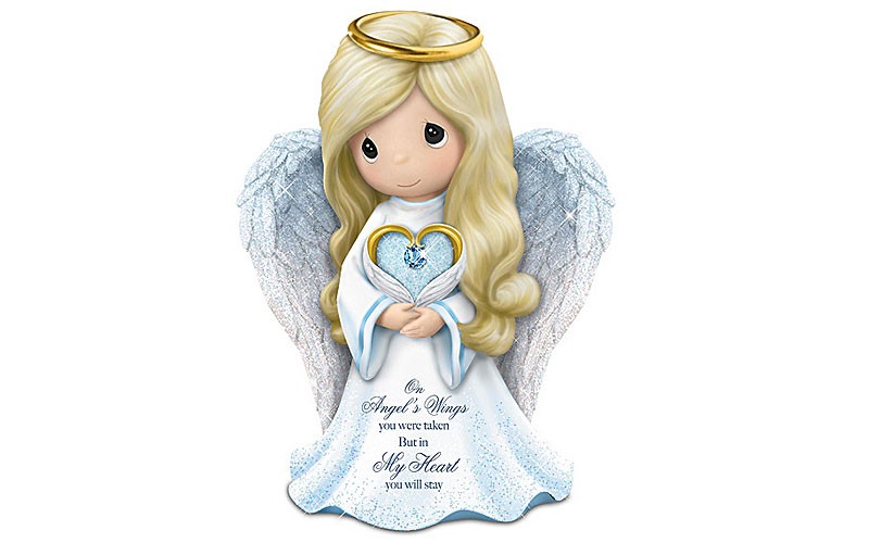 Precious Moments Memories Of Love Guardian Angel Figurine