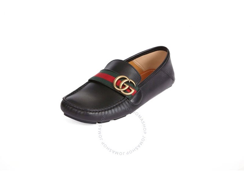 Men's Gucci Web Stripe Moccasins Loafer