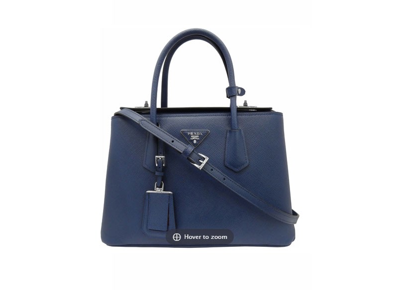 Prada Saffiano Cuir Medium Twin Tote Bag