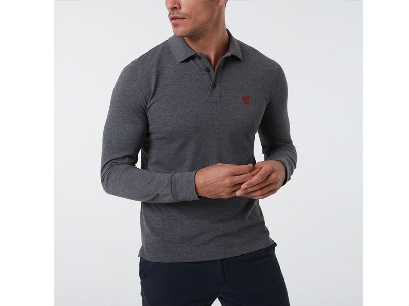 Alvise Long Sleeve Polo Shirt For Men