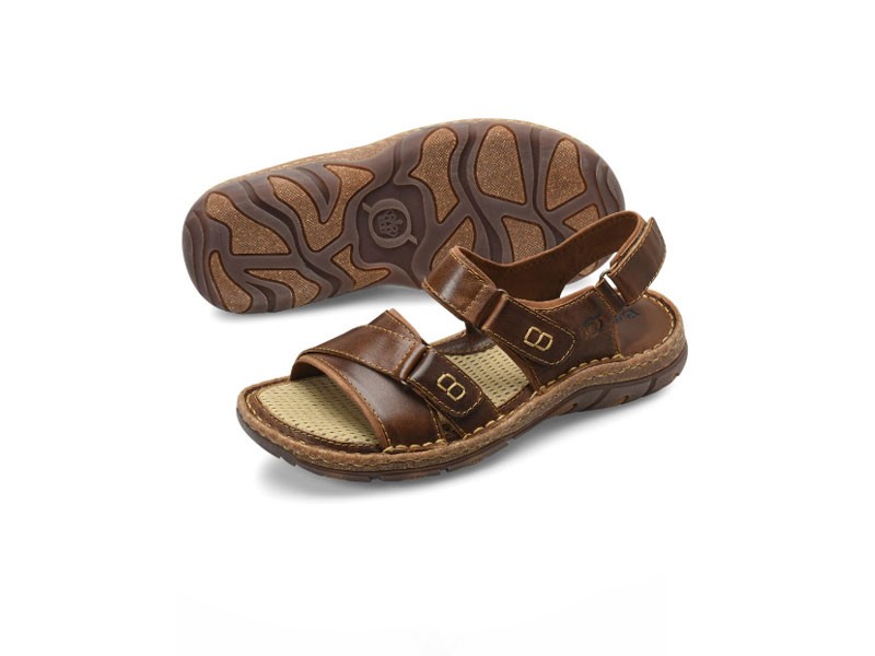 Men's Born Custer Sandals In Amber H61206