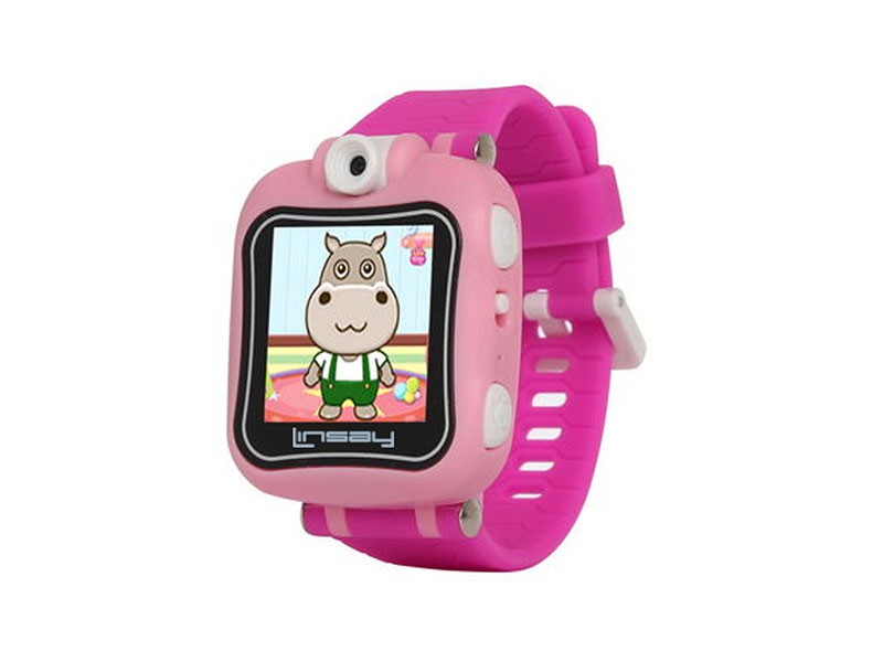 Kid's Linsay Pink Smart Watch S5wcl Pink Bag