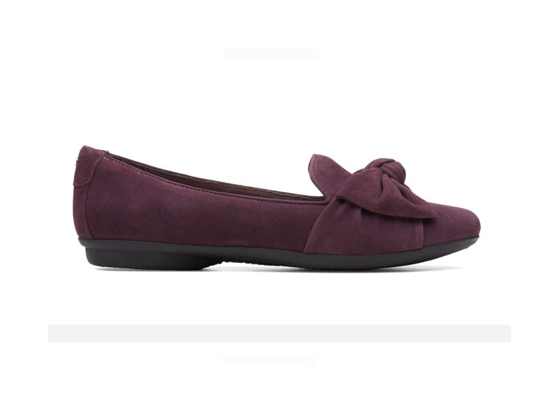 Gracelin Jonas Aubergine Suede Sandals For Women