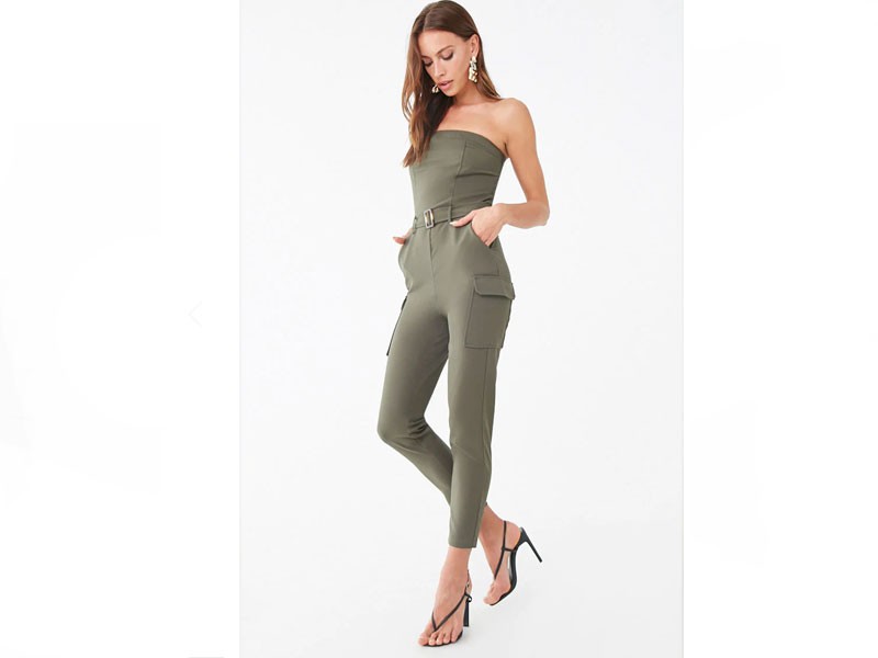 Cargo Tube Jumpsuit For Women